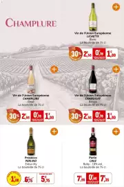 Catalogue Coccinelle Express page 35: PERLINO Prosecco €5,75, CRAMOISAY Vin de l'Union Européenne €1,80