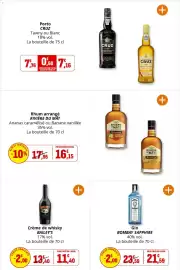 Catalogue Coccinelle Express page 36: BAILEY'S Crème de whisky €11,40, BOMBAY SAPPHIRE Gin €21,59