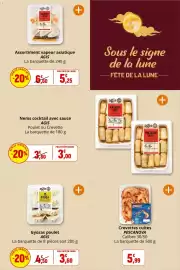 Catalogue Coccinelle Express page 5: AGIS Assortiment vapeur asiatique €5,25, AGIS Gyoza poulet €3,60