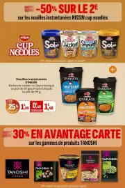 Catalogue Coccinelle Express page 6: ma cocci'carte =-50% SUR LE 2E sur les nouilles instantanées NISSIN cup noodles Chicken