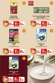 Catalogue Coccinelle Express page 7: KARA Crème de coco €1,19, TAUREAU AILÉ Riz Kamâlis €1,74