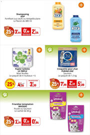 Catalogue Coccimarket page 26: DOP Shampooing €2,54, PURINA ONE Croquette pour chat €5,89