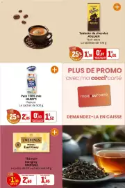 Catalogue Coccimarket page 15: POULAIN Tablette de chocolat €1,01, TWININGS Thé noir Earl grey €1,95