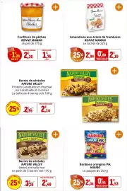 Catalogue Coccimarket page 16: BONNE MAMAN Amandines aux éclats de framboise €2,19, HARIBO Bonbons orangina Pik €1,53