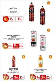 Catalogue Coccimarket page 21: LIPTON ICE TEA €1,54, PEPSI COLA €1,49