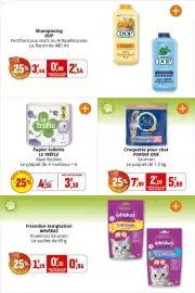 Catalogue Coccimarket page 26: DOP Shampooing €2,54, PURINA ONE Croquette pour chat €5,89