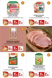 Catalogue Coccimarket page 7: FLEURY MICHLON Jambon au torchon €2,39, Herta Knacki €1,45