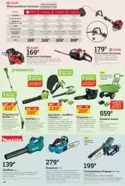 Catalogue Espace emeraude page 10: Makita Tronçonneuse d'élagage DUC150Z €199,00, Makita Élagueuse 18 V €279,00