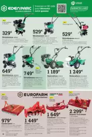 Catalogue Espace emeraude page 12: EUROFARM Broyeur à couteaux €2.299,00, ECO-PARK Motobineuse MBB950 €649,00