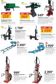 Catalogue Espace emeraude page 2: LEMAN Scie à grume 400 mm €2.490,00, Fendueuse FBCC22TPDF €2.399,00