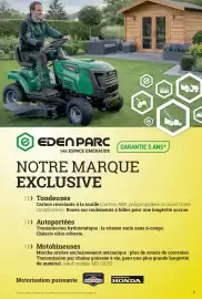 Catalogue Espace emeraude page 7: UOBCE DENPARC DE e e) EDEN PARC PAR ESPACE EMERAUDE GARANTIE 5 ANS* NOTRE MARQUE EXCLUSIVE