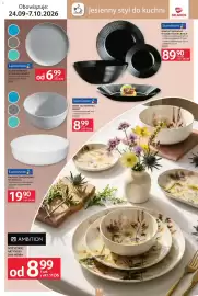 Selgros gazetka Strona 14: Komplet obiadowy 19 części Harena Black €89,90, Talerz deserowy Diwali Granit Luminarc €6,99