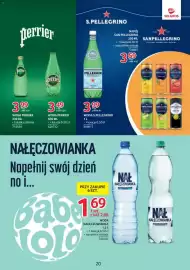 Selgros gazetka Strona 20: Woda niegazowana Nałęczowianka €2,08, Woda gazowana Perrier butelka szklana €4,91