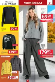 Selgros gazetka Strona 4: Spodnie damskie z dodatkiem wełny €220,17, Bluzka damska €170,97