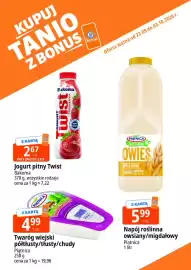 E.Leclerc gazetka Strona 10: Twaróg wiejski półtłusty/tłusty/chudy Piątnica €4,99, Jogurt pitny Twist Bakoma €2,67