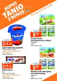 E.Leclerc gazetka Strona 12: Almette serek twarogowy mini z ziołami €6,19, Monte Snack €1,00