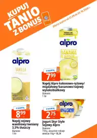 E.Leclerc gazetka Strona 8: Jogurt Skyr Style Sojowy Alpro €2,75, Napój sojowy waniliowy/owsiany 3,5% tłuszczu Alpro €8,99