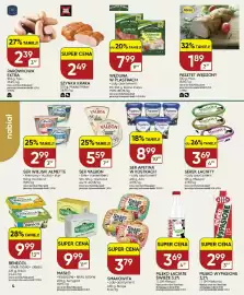 Chata Polska gazetka Strona 4: Szynka Kraka Madej Wróbel €2,49, Mleko Łaciate świeże 3,2% €3,69
