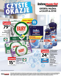 Intermarche gazetka Strona 24: Kapsułki do zmywarki Fairy Platinum All in One €79,99, Nawilżane ściereczki Fairy €15,99