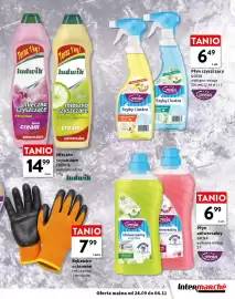 Intermarche gazetka Strona 13: Płyn czyszczący Szyby i lustra cytrynowy Gosia €6,49, Rękawice ochronne €7,99