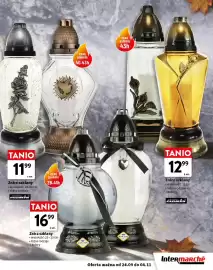 Intermarche gazetka Strona 3: Znicz szklany 28-30 cm Original Płomyk €11,99, Znicz szklany 31 cm Original Płomyk €12,99