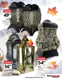 Intermarche gazetka Strona 5: Znicz z połyskiem 29-30 cm Original Płomyk €56,99, Znicz 35 cm €54,99