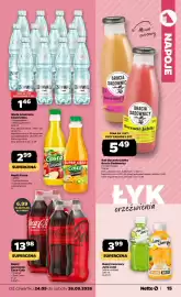 Netto gazetka Strona 15: Napój gazowany Coca-Cola €13,98, Sok tłoczone jabłko Bracia Sadownicy €5,49