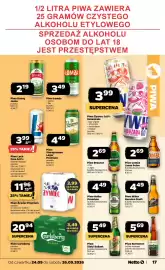 Netto gazetka Strona 17: Piwo Zlaty Bažant €5,49, Piwo Carlsberg €3,49