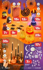 Netto gazetka tydzień 39 Strona 6: Halloweenowa świeca LED €15,00, Głośnik dźwiękowy Halloween €15,00