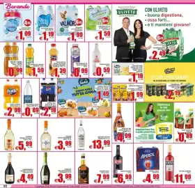 Volantino Pewex Pagina 22: Nardini grappa bianca €13,99, Concilio Muller Thurgau Spumante €3,99
