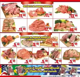 Volantino Pewex Pagina 5: Macinato Vitella €12,99, Fettine suino €5,99