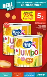 Dealz gazetka tydzień 39 Strona 10: Ręcznik papierowy Bunny Soft Jumbo €5,00