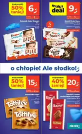 Dealz gazetka tydzień 39 Strona 13: Czekolada z kremem ciasteczkowym Lotus Biscoff €20,00, Bombonierka Toffifee €15,00