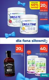 Dealz gazetka tydzień 39 Strona 19: Białko wegańskie Allnutrition €40,00, Sos barbecue Jack Daniel's €20,00