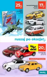 Dealz gazetka tydzień 39 Strona 27: Samochodzik Welly €20,00, Samolot lub śmigłowiec Maisto €25,00