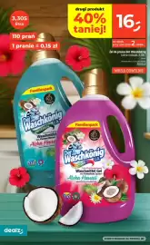 Dealz gazetka tydzień 39 Strona 40: Der Waschkönig C.G. Waschmittel Gel Aloha Hawaii €16,00