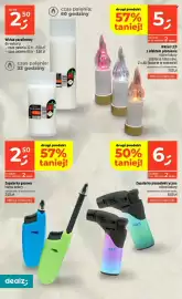 Dealz gazetka tydzień 39 Strona 50: Zapalarka gazowa €3,50, Wkład LED z efektem płomienia €5,00