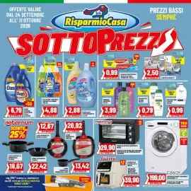 Volantino Risparmio Casa Pagina 1: Forno elettrico ventilato Necchi €29,90, Sunsilk shampoo €3,99