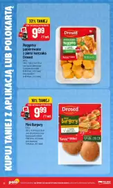 Polomarket gazetka tydzień 39 Strona 12: Nuggetsy panierowane z piersi kurczaka Drosed €9,99, Mini burgery Drosed €9,99