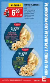 Polomarket gazetka tydzień 39 Strona 13: Pierogi ruskie ze smażoną cebulą To Go! U Jędrusia €6,99