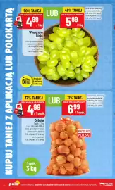 Polomarket gazetka tydzień 39 Strona 4: Winogrona białe €4,99, Cebula polska €4,99