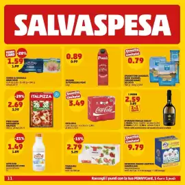 Volantino PENNY Pagina 11: Spaghettoni quadrati, mezzi rigatoni, pennoni rigati De Cecco €0,79