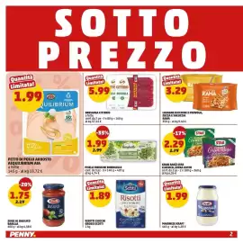 Volantino PENNY Pagina 2: Gran Ragù Star Classico, Extra Gusto €2,29, Piselli finissimi Bonduelle €1,99