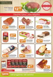 Gama gazetka Strona 2: Wielki przysmak w konserwie JBB €17,99, Szynka na maśle Polskie Przysmaki €39,99