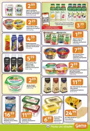Gama gazetka Strona 7: Jogurt waniliowy Bakuś toper €2,89, Sos serowy Soser Hochland €7,99