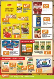 Gama gazetka Strona 8: Fasola czerwona konserwowa MW Gama €2,69, Chusteczki uniwersalne MW Gama €3,49