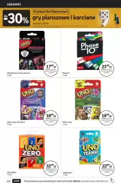 Empik gazetka Strona 31: Gra karciana Phase 10 Mattel Games €23,99, Gra karciana UNO Teams Mattel Games €22,99