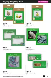 Empik gazetka Strona 50: Mozaika diamentowa z ramką kolorowy kot Creadu €29,99, Glina samoutwardzalna biała Creadu €19,99