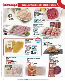Volantino Ipercoop Pagina 14: Cotoletta sottile Amadori €5,49, Bonroll di tacchino Aia €6,99