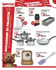Volantino Ipercoop Pagina 32: Calze tennis uomo Givova €4,90, Cestino tex organizer €3,99